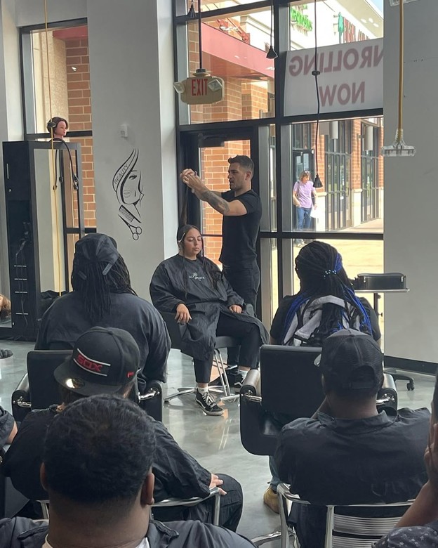 Hair styling and grooming classes at Cosmetology & Spa Academy in Illinois