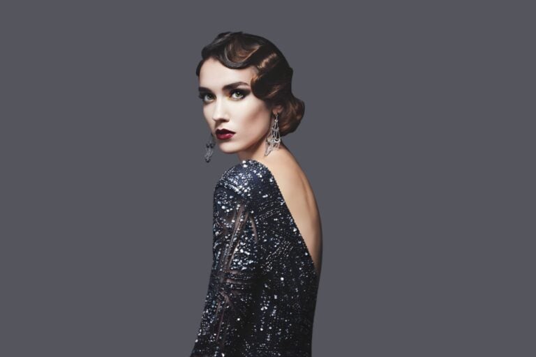 Professional finger waves hairstyle showcasing advanced hairstyling technique for cosmetology students