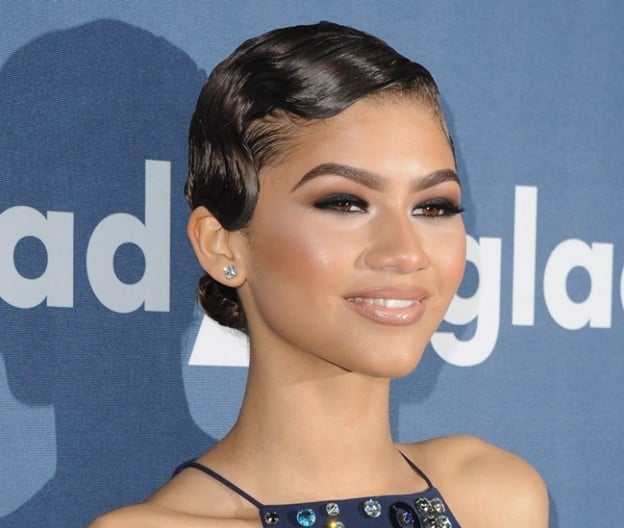 Finger waves hairstyle on short hair with sleek glossy finish, modern take on classic 1920s finger waves